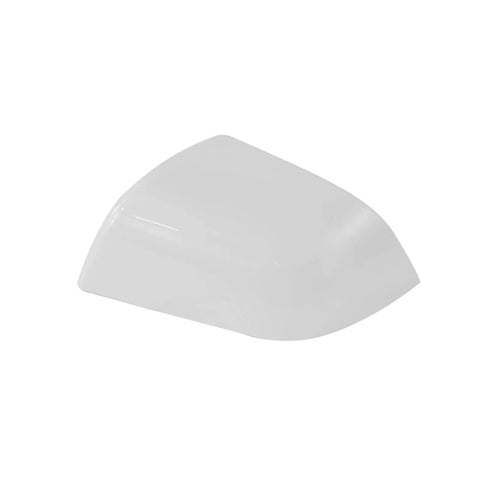 Fresh White Driver Side Mirror Lower Cover Replacement For Tesla Model 3 2017 To 2021 solid trim cap angled view