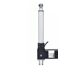 Side view of Beefy Electric Linear Actuator 100mm Stroke, 6000N High-Force, Dual 12V/24V Supply, Position Feedback, Precise DC Motor, End Mount