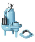 Gutsy Heavy Duty Fully Submersible Sump And Effluent Sewage Pump Featuring Tough Cast Iron Housing, blue color, for wastewater management.