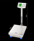 Heavy Duty Digital Platform Scale 660 Lb Electronic Floor Scale With High Def Lcd Display, stainless steel deck, 52x42cm dimensions.