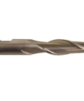 HSS end mill bit, 2-flute, 3/8 in shank, Amazon brand