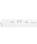 Smart Power Strip With WiFi And Bluetooth Remote Access, Voice Activated Outlets, Quick Charge USB And Type C Ports, App Managed Surge Blocker.