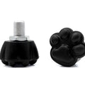 Two Pack Cat Paw Toe Stops For Quad Roller Skates 82A Rubber Brake Blocks with paw design and adjustable height