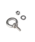 30 Piece Stainless Steel Eye Bolts Kit M4 M6 With Nuts For Wire Rope Tie Down, Built Tough For Heavy Duty Lifting Rings, Corrosion Resistant Outdoor Rigging Hardware You Can Count On. stainless steel eye bolt with nut and washer