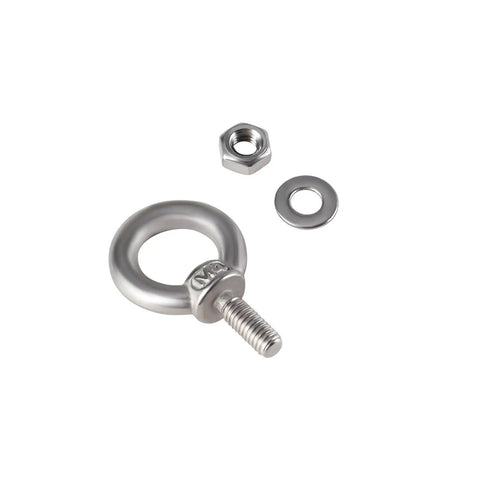30 Piece Stainless Steel Eye Bolts Kit M4 M6 With Nuts For Wire Rope Tie Down, Built Tough For Heavy Duty Lifting Rings, Corrosion Resistant Outdoor Rigging Hardware You Can Count On. stainless steel eye bolt with nut and washer