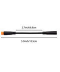 3 Pin E Bike Throttle Connectors Waterproof Sensor Cable Set shown with length measurements in inches and centimeters.