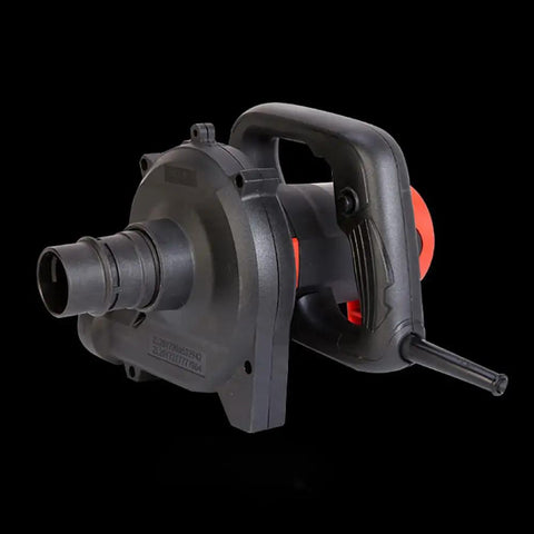 Heavy Duty 1480W Industrial Dust Collector Vacuum Blower With Suction Type Design For Slotting Milling And Grinding Machines Electric Air Cleaner 110V 60Hz Powerful Wet Dry Vacuum Cleaner For Workshop Use side angle view of the unit.
