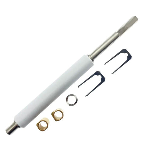 Top Shelf G77023M Platen Roller Assembly Straight Drop In Fit For Zebra Z4000 S4M Z4M Plus with installation parts.