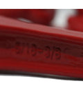 Close-up of size marking on red Lever Style Snap Chain Binders For Flatbed Truck Trailers 5/16-3/8 G70 Chain