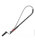 Heavy Duty Toilet Drain Snake Auger For Quick Clog Clearance With 3 Foot Flexible Steel Cable and spring-loaded head tool.