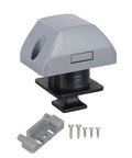 RV Push Button Cabinet Locks Latch For Motorhome Camper Yacht Doors And Drawers Gray Nylon And Stainless Steel Construction 15mm Panel