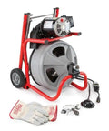 Heavy Duty 115 Volt Electric Conduit Bender Machine Featuring Autofeed And C45 Integral Wound Cable Designed To Bend Rigid Pipe Like Butter. Compact 45 lb design with auto feed motor.