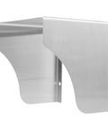Heavy Duty Stainless Steel Weather Sealed Electrical Box Cover Rainproof Outlet Shell angled view showing durable metal design for outdoor use.