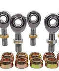 Badass 1/2 X 20 Rod End Kit With Four Right And Four Left Joints Plus Sixteen Cone Spacers built from heat treated chromoly steel.