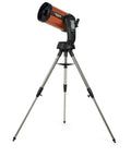 GoTo Telescope Bundle With 8SE Schmidt Cassegrain Computerized NexStar System on stainless tripod side view