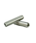 6-32 X 5/8 Inch Stainless Steel Socket Set Screws Cup Point With Hex Key Wrench, Fully Threaded Headless Grub Screws, 50 Count
