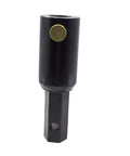 Heavy Duty 2 Inch Round Female To 2 Inch Hex Male Auger Shaft Adapter Bit Converter Bolt Pin Attachment