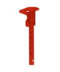 Depth Vernier Caliper 3inches, 6inches Depth Vernier in red, lightweight for precise inner and outer measurements.