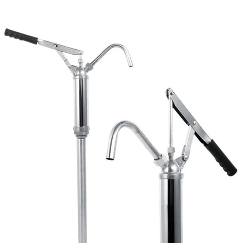 Heavy Duty Lever Action Barrel Drum Pump For Oil Transfer. Hand Operated Extractor Replacement Part Designed To Match Stan Style Specs. Robust Mechanical Component Restore Your Drum Extraction Needs For Hauling Fluids Like A Boss In Your Garage Or