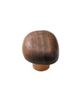 Square Walnut Cabinet Knobs For Drawers And Wardrobes Replacement Pull Handles Easy To Install Simple Design
