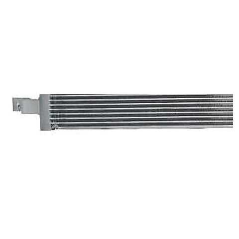 Heavy Duty Transmission Oil Cooler Kit For Chevy Traverse 2018-2019 2.0L Engine With High Heat Performance Reliable Upgrade Parts That Rock Your Ride. Silver finned transmission cooler with mounting bracket for Chevy Traverse 2.0L