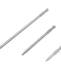 Three Pack Number Two Square Driver Bit Set With Three Lengths Two Inch Four Inch Six Inch For Pocket Hole Jig Systems Woodworking