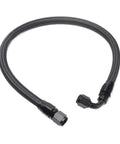 Super Slick Tucked Fuel Line Kit For Honda Civic And Integra With K20 Or K24 Engines Complete Feed Return Set, black braided hose