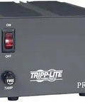 Front view of Tripp Lite 20 Amp DC Power Supply 120V AC In To 13.8V DC Out with Auto Time Controlled Overcurrent Protection Solid State Regulation