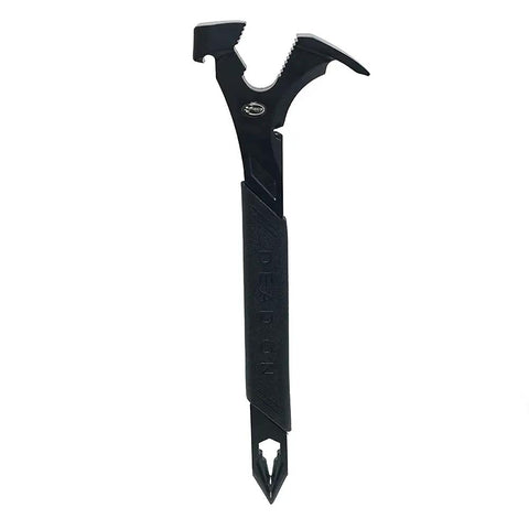 18 Inch Annihilator Utility and Wrecking Bar for Demolition and Concrete Forms, Multi Purpose Heavy Duty Wrench with Drywall Ripper