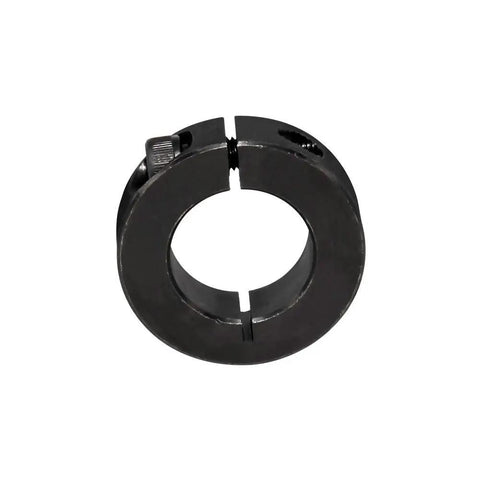 Heavy Duty Black Oxide 2 Inch Bore Single Split Clamp On Shaft Collar 3 Inch Outside Diameter 11/16 Inch Thick Includes Two 5/16-24 Set Screws