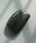 Sport Style Carbon Fiber Print Gear Shift Knob Cover Trim For Audi A4 B9 A5 Q5 Q7 S4 S5 SQ5 2017 2018 2019 2020 2021 2022 2023 2024 2025