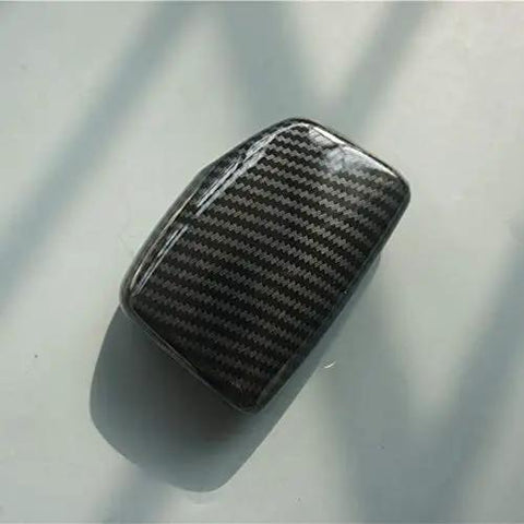 Sport Style Carbon Fiber Print Gear Shift Knob Cover Trim For Audi A4 B9 A5 Q5 Q7 S4 S5 SQ5 2017 2018 2019 2020 2021 2022 2023 2024 2025