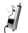 Solid Nema 17 Stepper Motor Linear Actuator DC 12V 24V Electric Telescopic Push Pull Rod With 250MM Stroke And 200N To 900N Pull Force showing wiring and actuator design.