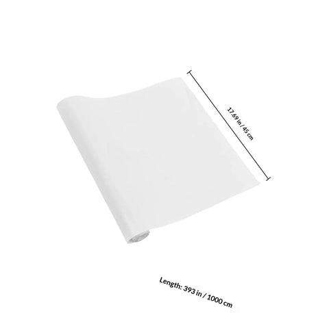 Zero Drama Peel And Stick Wall Paper Roll For Removable Kitchen Backsplash And Cupboard Cover, 17.6 in width, clear vinyl material.