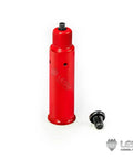 Rock This Legit Red Metal Fire Extinguisher For 1/14 Scale RC Hydraulic Excavator Loader Bulldozer Diy Model Kits Heavy Duty Aluminum smooth red design with black screw on side