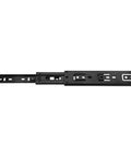 Black drawer slide from Two Pack Mini Drawer Slides For Smooth Kitchen Cabinet Operation, Durable Steel Guide Rails With Zinc Plating, Quiet Glide