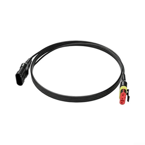 Heavy Duty Extension Cable For Robotic Lawn Mowers Outdoor Power Cord 500 Cm Length Compatible With Sileno R80Li, black durable design.