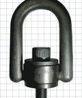 Heavy Duty Swivel Hoist Ring With 360 Degree Swivel And 180 Degree Pivot Load Rating 2500 Lbs Black Oxide Finish