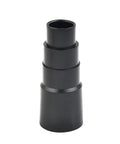Vacuum hose adapter sleeve, PVC reducer for 21–35 mm hoses, front view