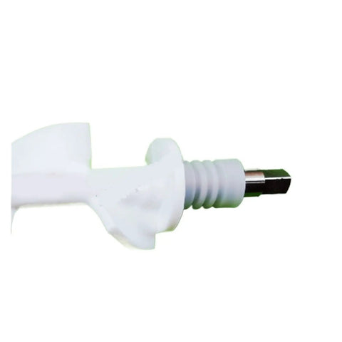 Close-up of a Silicone Tube Seal Ring Spare Part Elastic Gasket For Ice Cream Machine Replacement, showing the material and threading.