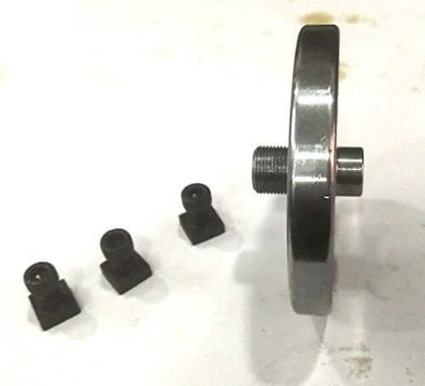Back plate and T-nuts for Beefy 4 Inch Rotary Table With 65 Mm 3 Jaw Self Centering Chuck Back Plate And Fixings