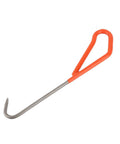 Dope Root Hook Tool for Bonsai Care and Soil Loosening, 8.5 Inch Metal Gardening Tool for Gentle Root Stretcher and Easy Repotting of Potted Plants, Built Tough for Bonsai Enthusiasts, orange handle