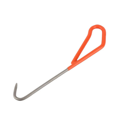 Dope Root Hook Tool for Bonsai Care and Soil Loosening, 8.5 Inch Metal Gardening Tool for Gentle Root Stretcher and Easy Repotting of Potted Plants, Built Tough for Bonsai Enthusiasts, orange handle