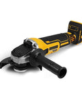 125mm Brushless Angle Grinder Cordless Polishing Machine Heavy Duty Power Tool with ergonomic grip and metal cutting blade.