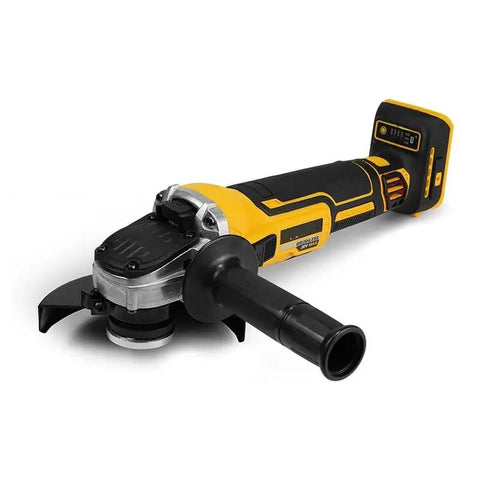 125mm Brushless Angle Grinder Cordless Polishing Machine Heavy Duty Power Tool with ergonomic grip and metal cutting blade.
