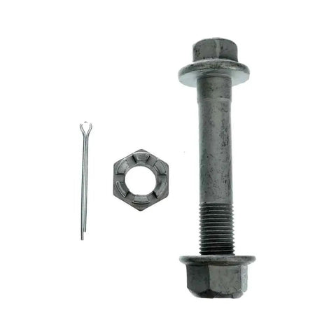 Hot Deal New Caster Camber Control Arm For Nissan Xterra 2005-2015 Black Steel With Bolt In Ball Joint Mount And Tapered Stud Bushing Replaces Factory Parts Like 54524EA000, bolt nut and cotter pin