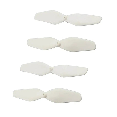 4 Pack White Propellers For RC Quadcopters CW CCW Suitable For X22 X22W Drones Lightweight PP Replacement Prop Set Easy To Install
