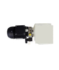 Rugged 380V Hydraulic Power Pack With 37.5 Kw Motor For Industrial Dock Levelers top view showing motor and hydraulic components.