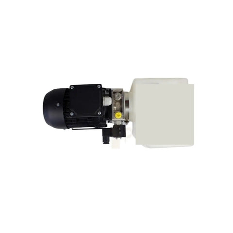 Rugged 380V Hydraulic Power Pack With 37.5 Kw Motor For Industrial Dock Levelers top view showing motor and hydraulic components.