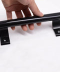 Eight Inch Aluminum Alloy Sliding Door Handle For Modern Decor And Elegant Interiors, Features A Comfortable Oval Grip